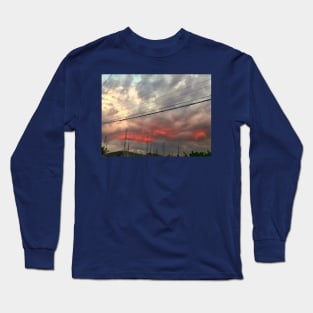 Fuego en el cielo. Long Sleeve T-Shirt